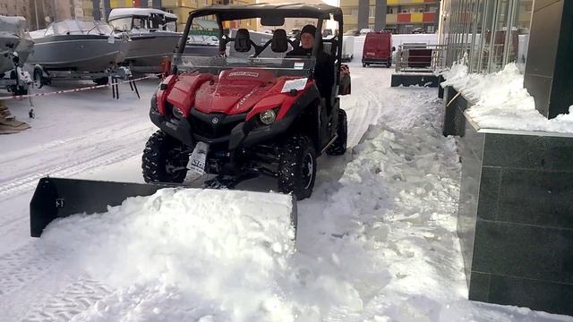 Yamaha Viking поможет! Снегоуборка. смотреть онлайн