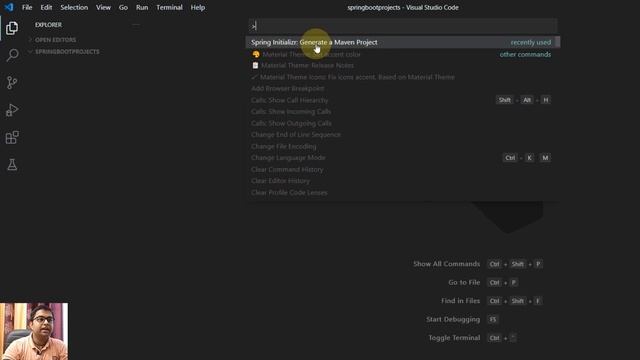 Spring boot project in VS Code | How to use VS Code for Spring Boot Project | Spring Boot Tutorial смотреть онлайн