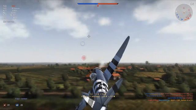 War Thunder | P-47D-25 Thunderbolt | P-47 Statistics and Tactics! смотреть онлайн