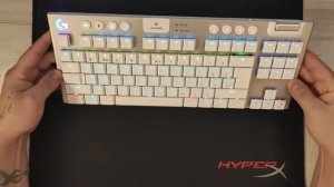 ?? | Обзор Logitech G915 TKL LightSpeed White GL Tactile
