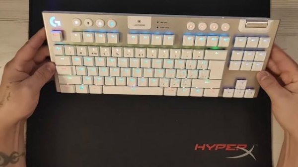?? | Обзор Logitech G915 TKL LightSpeed White GL Tactile