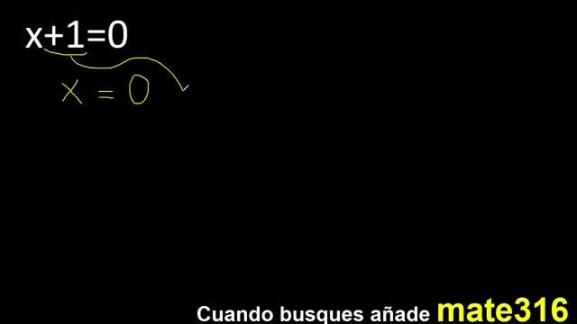 x+1=0 . Ecuaciones de primer grado . Basico novatos desde cero 0 , hallar x смотреть онлайн