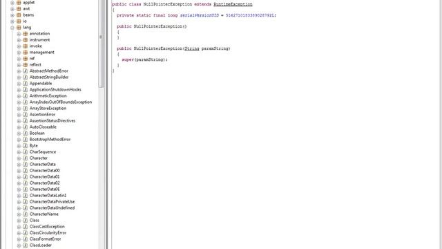 What is NullPointerException Java смотреть онлайн