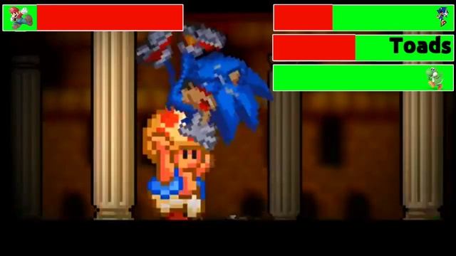 Devil Mario vs. Sonic EXE with healthbars (Halloween Special) смотреть онлайн