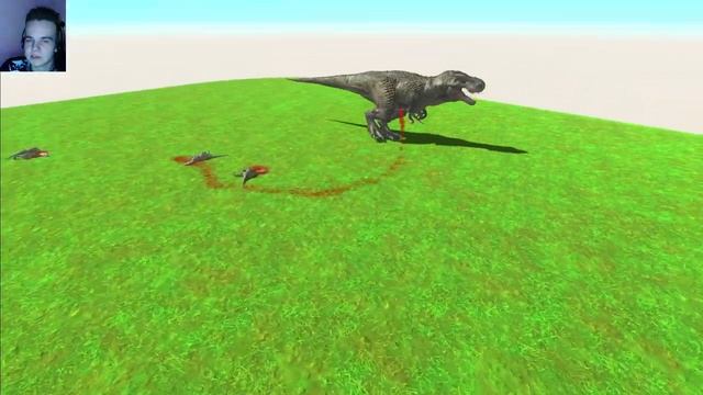 16 Велоцираптор vs TRex   Кто победит  Animal Revolt Battle Simulator