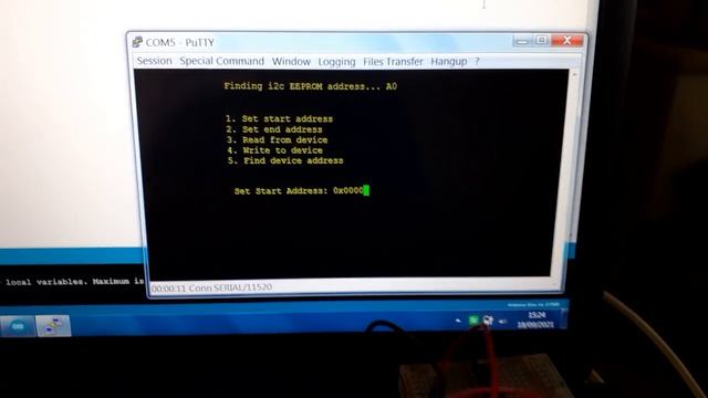 Working on an Arduino i2c EEPROM reader/writer смотреть онлайн