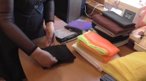 Определение лицевой стороны и изнаночной сторон ткани