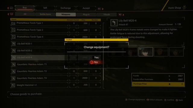 Scarlet Nexus Weapon Upgrade For Each Character