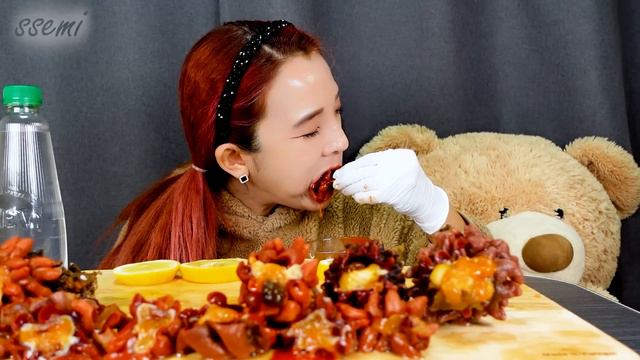 [Mukbang]🌊거제도 자연산 해녀 꽃멍게 먹방!😋(활멍게~🌸)Flower Sea Squirt Special Sea Food ASMR | 쎄미