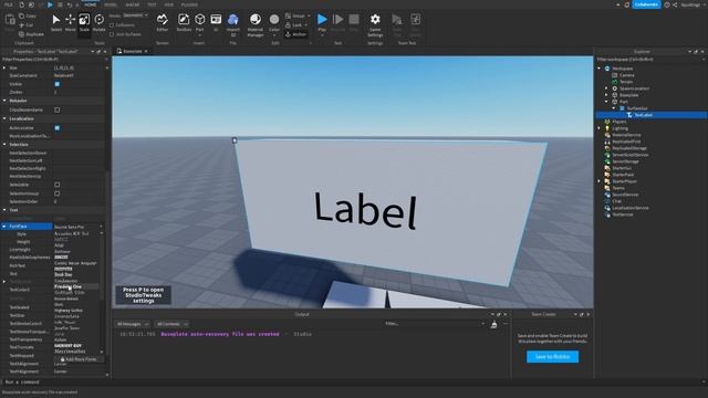 How To Make Sign Text - Roblox Studio Tutorial
