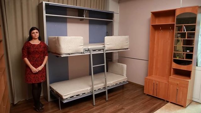Шкаф-кровать 2х этажная Капелла смотреть онлайн