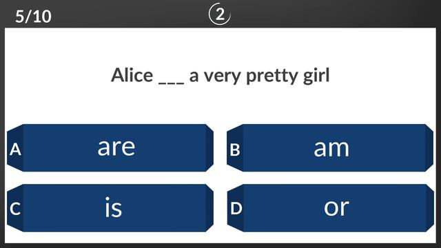 Grammar Quiz | Present Simple Quiz & Test | Verb BE (Am/Is/Are) # 1 смотреть онлайн