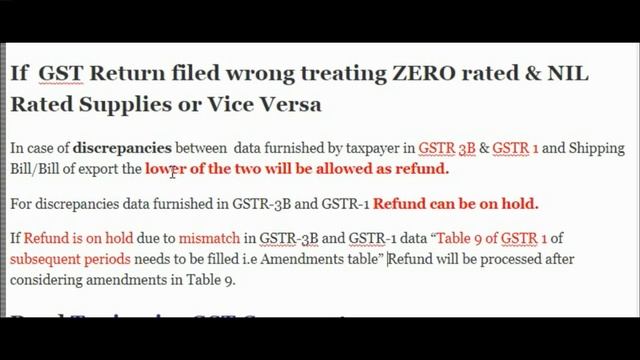 Zero rated and Nil rated supply Difference ? GST News смотреть онлайн