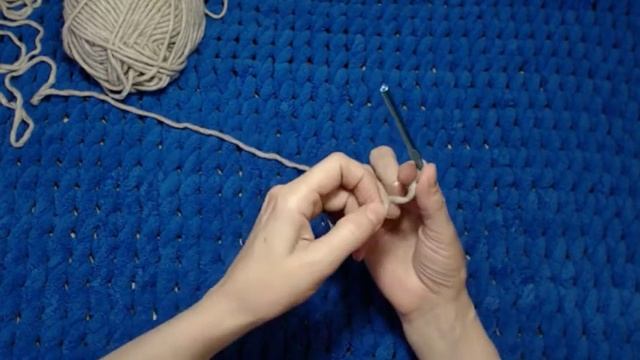 4- Крючок для левши. Первая петля. Воздушная петля. смотреть онлайн