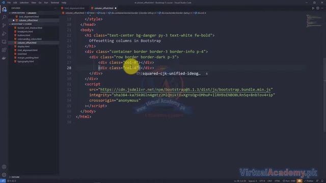 Offsetting columns in Bootstrap | Bootstrap tutorial for Beginners смотреть онлайн