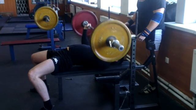 Жим лёжа (105 на 3) смотреть онлайн