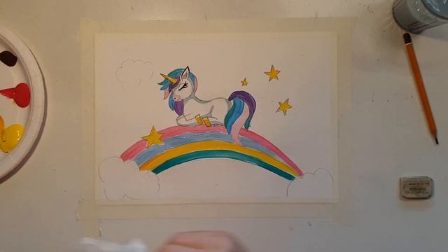 How to draw Unicorn! // Как нарисовать единорога! смотреть онлайн