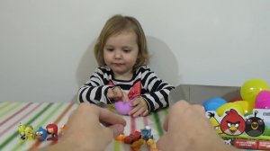 22 яйца сюрприз игрушки MLP Sofia Spangebob Angry Birds Masha and the Bear Disne