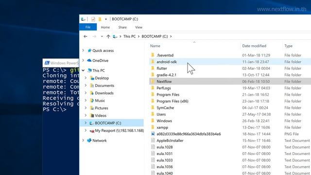 Google Flutter EP.1.1 - วิธีติดตั้ง SDK และตั้งค่าบน Windows ง่ายๆ ด้วย Git смотреть онлайн