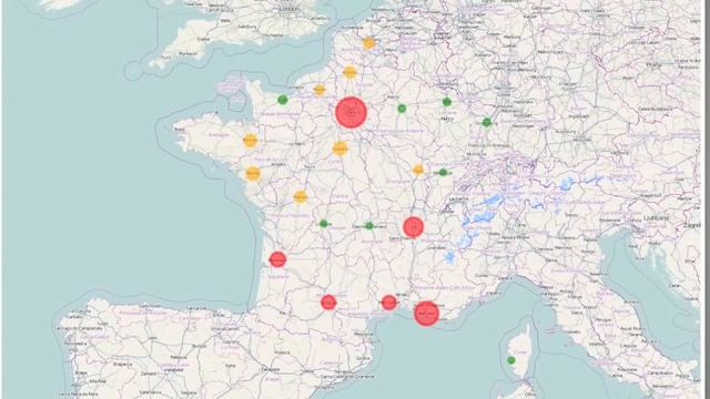 Leaflet (Javascript) et Open Street Map смотреть онлайн