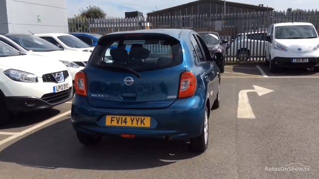 NISSAN MICRA ACENTA BLUE 2014 смотреть онлайн