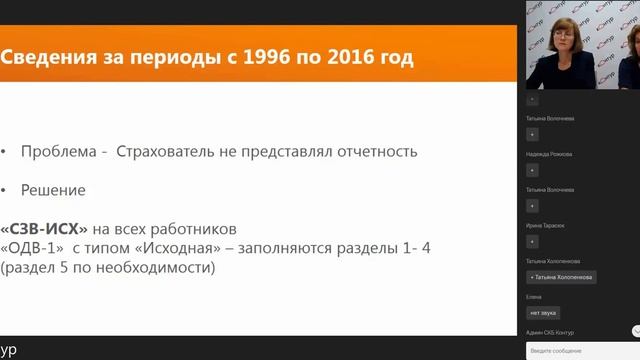 Разбор вопросов по отчетности в ПФР и ФНС