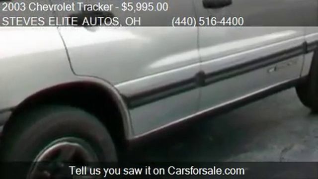 2003 Chevrolet Tracker 4-Door 4WD for sale in Willowick, OH смотреть онлайн