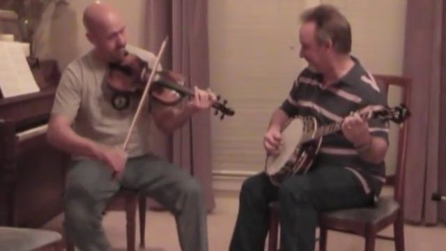 Charlie Cushman And Johnny Warren Banjo Fiddle Play Pretty Girl