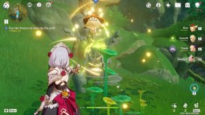 Genshin Impact Use the Kusava to open up the path Starry Night Chapter