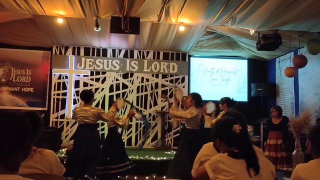 "RISEN" TAMBOURINE DANCE PRESENTATION||LIGHT FORCE смотреть онлайн
