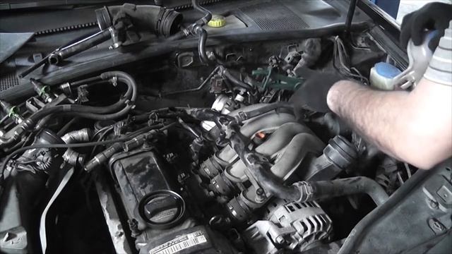 WV Passat B5+ устранение подсоса воздуха