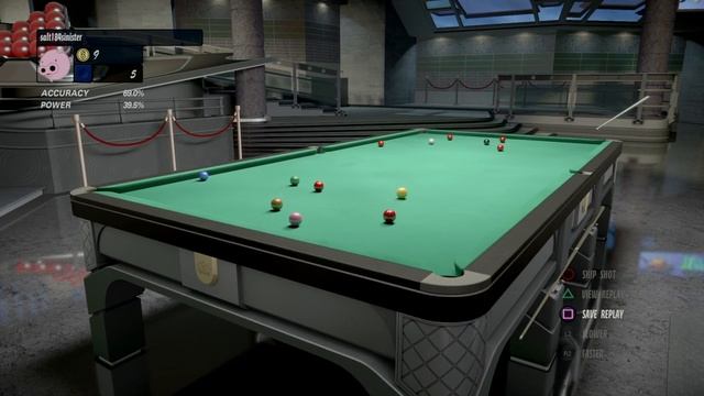 Hustle Kings™,Snooker Master against salt184sinister,trying to freeze or bad connection,close game. смотреть онлайн