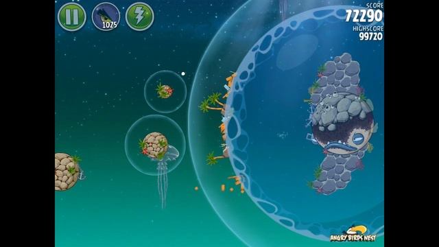 Angry Birds Space Pig Dipper 6-28 Walkthrough 3-Star смотреть онлайн