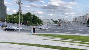 Кортеж президента в Москве