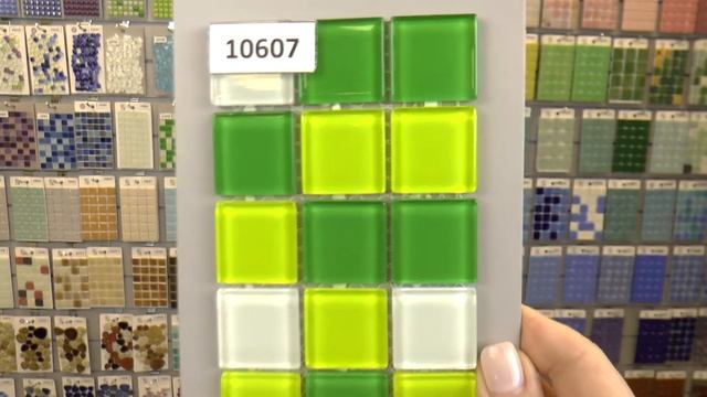 Зеленая стеклянная мозаика | Для ванной, на фартук смотреть онлайн