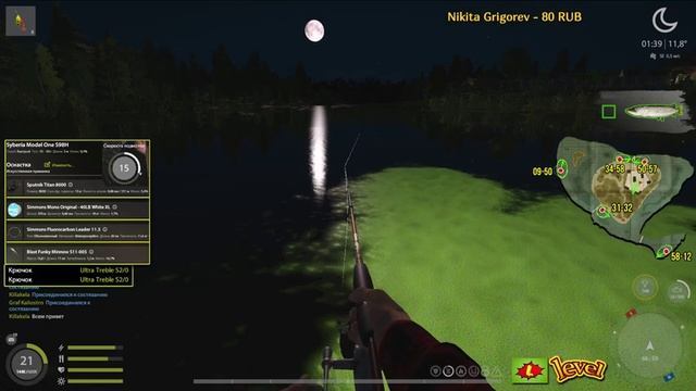 КРАФТ ПОРОЛОНОВЫХ РЫБОК◦СПИННИНГ 21 ЛВЛ◦level◦Русская рыбалка 4! смотреть онлайн