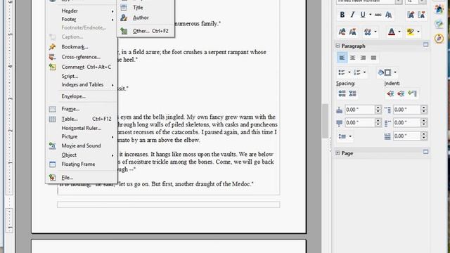 Adding Page Numbers in Open Office смотреть онлайн