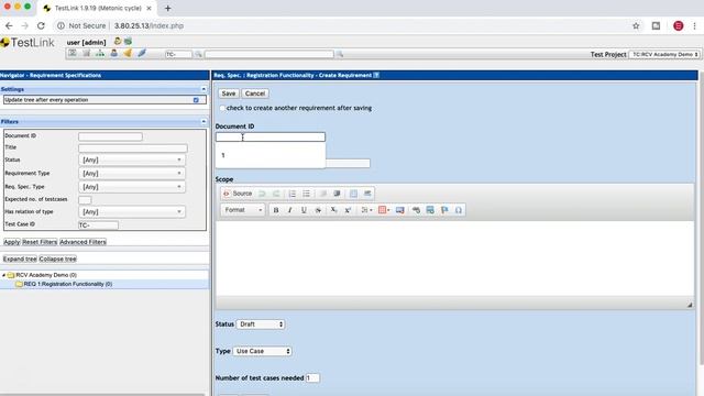 TestLink Tutorial #2 - Creating Requirements in TestLink смотреть онлайн