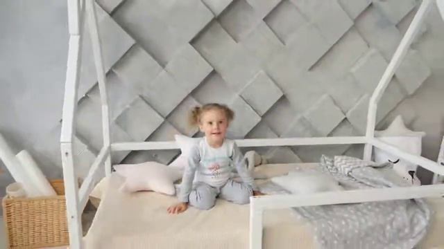 Кроватка домик белая смотреть онлайн