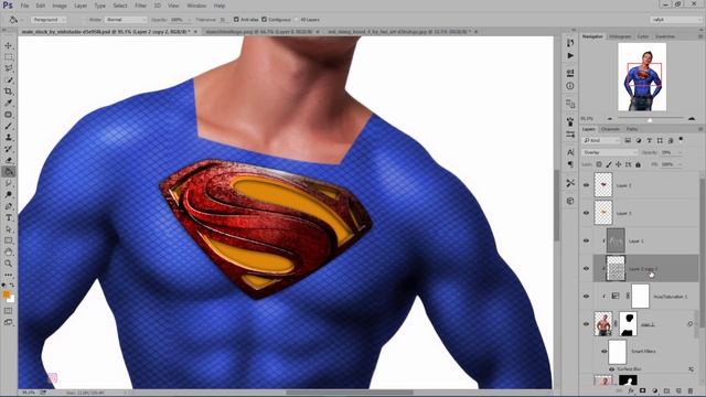 Superman Photo Effects Photoshop Manipulation Tutorial смотреть онлайн