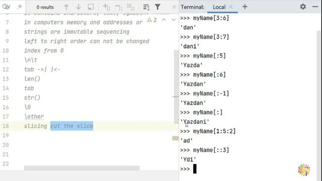 21. Learn Python String Searching. String Indexing & Slicing смотреть онлайн