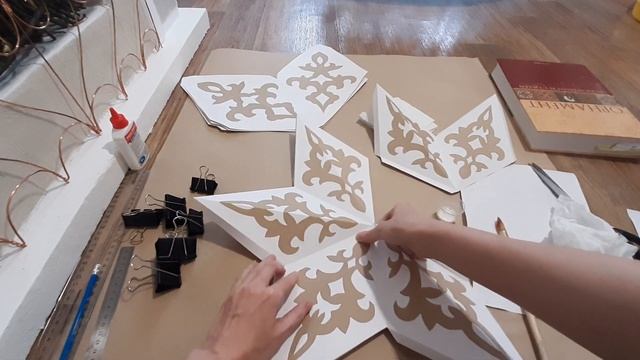 Объемная Звезда из Бумаги! Новогодний Декор! [DIY - Новый год] смотреть онлайн