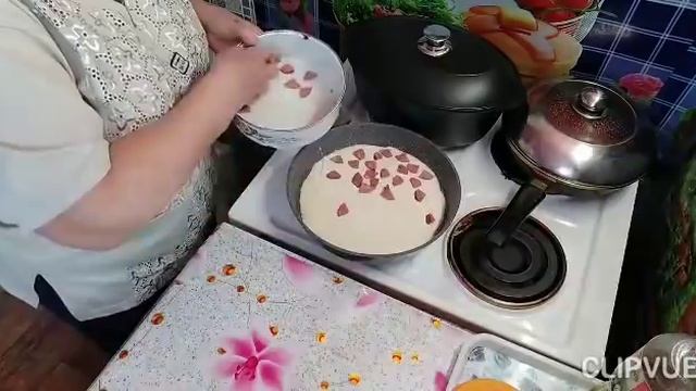 Быстрая пицца на сковороде-я такой еще не готовила. смотреть онлайн