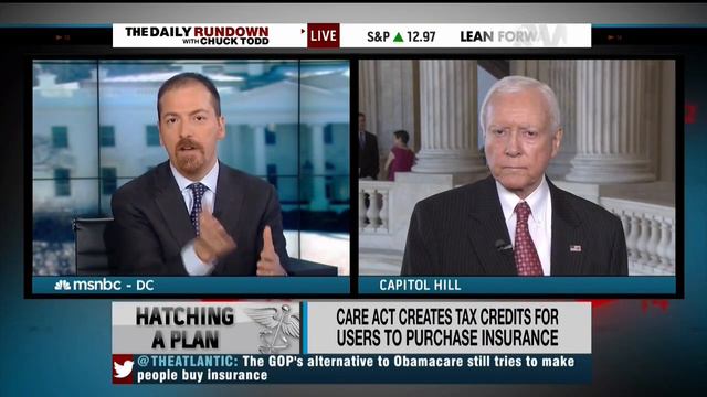 Orrin Hatch on Obamacare alternative смотреть онлайн
