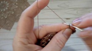 Оригинальная красивая  РЕЛЬЕФНАЯ  салфетка . Подробный  МК .