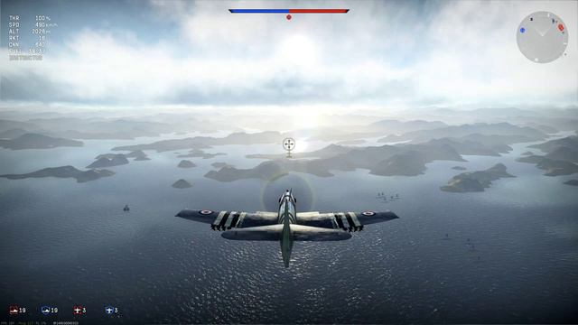 War Thunder Gameplay - THE PHIREPHLY! War Thunder Fairey Firefly Gameplay смотреть онлайн