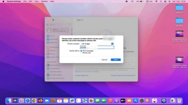 How to create a new apple id in macbook