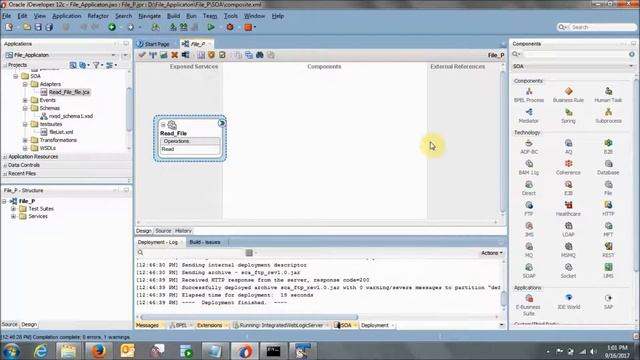 Oracle SOA Suite 12c File Adapter смотреть онлайн