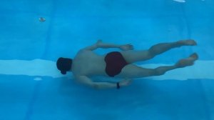 Подводное плавание. Тренировка задержки дыхания в бассейне. Кроль + плавание под водой без рук.