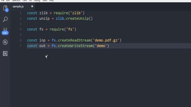 Node Js Gzip Decompression with ZLib Compression Module смотреть онлайн